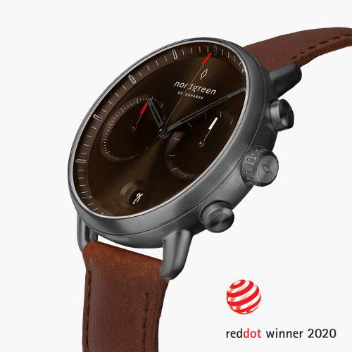 Pioneer | Brown Sunray Dial - Brown Leather