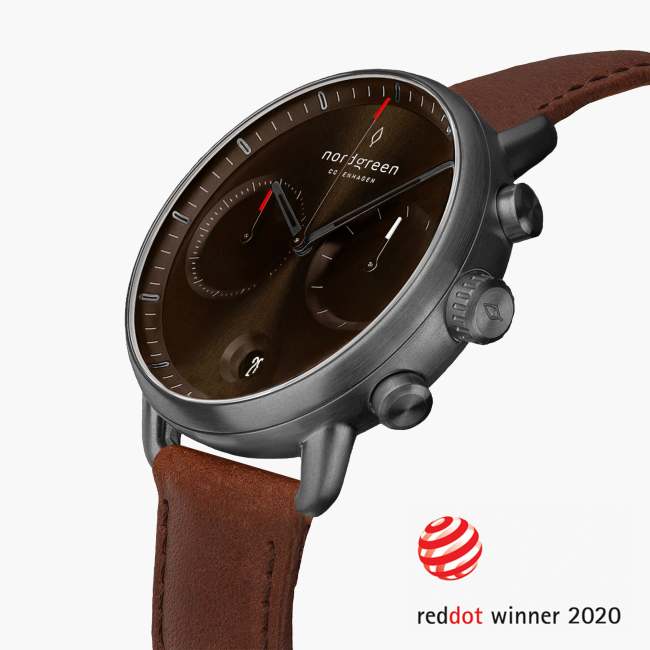 Pioneer | Brown Sunray Dial - Brown Leather