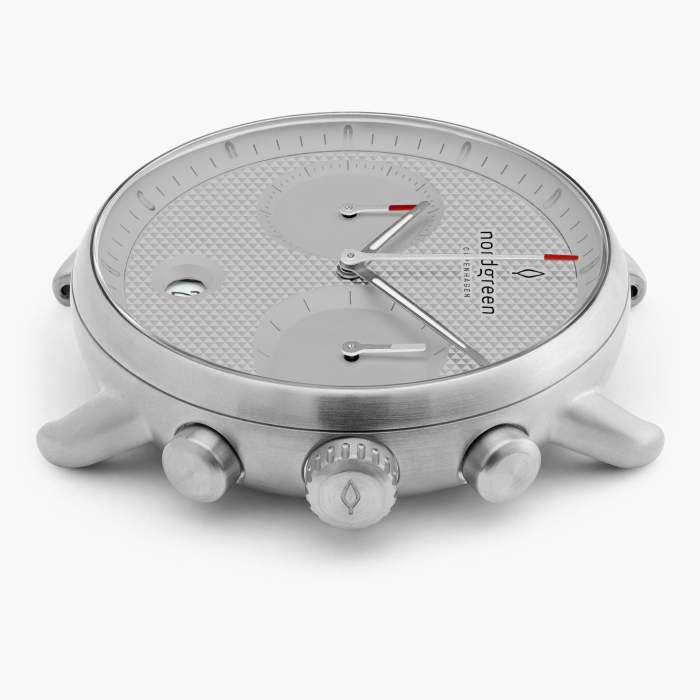 Pioneer | Textured Grey Dial - Black Leather