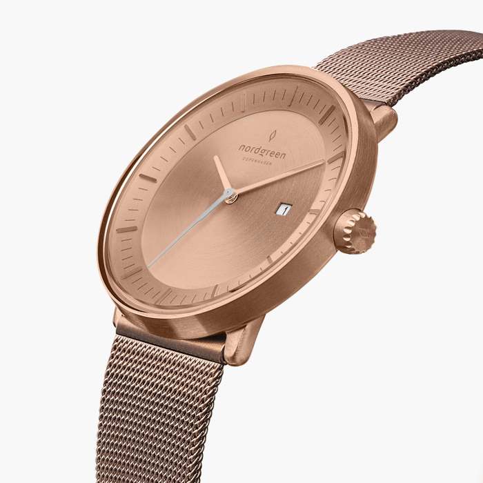 Philosopher | Brushed Metal Dial - Mesh