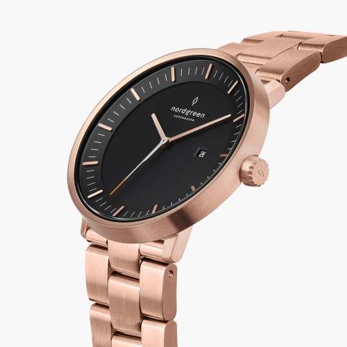 Philosopher | Black Dial - 3-Link