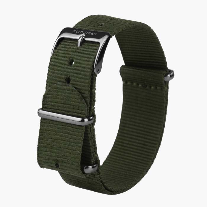 Pioneer | Black Dial - Olive Green NATO