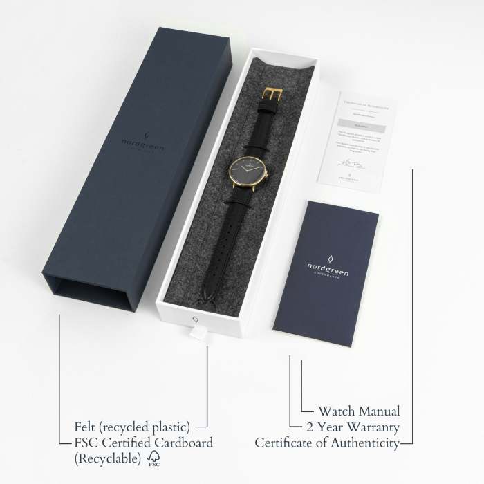Native | Black Dial - Olive Green NATO