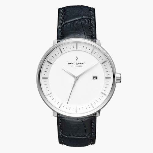 Philosopher - Black Croc Leather