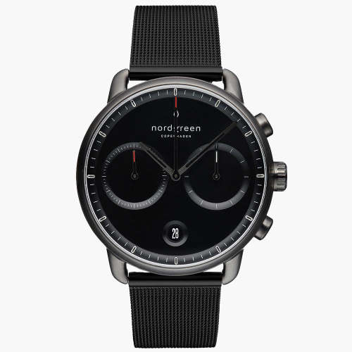 Pioneer | Black Dial - Black Mesh