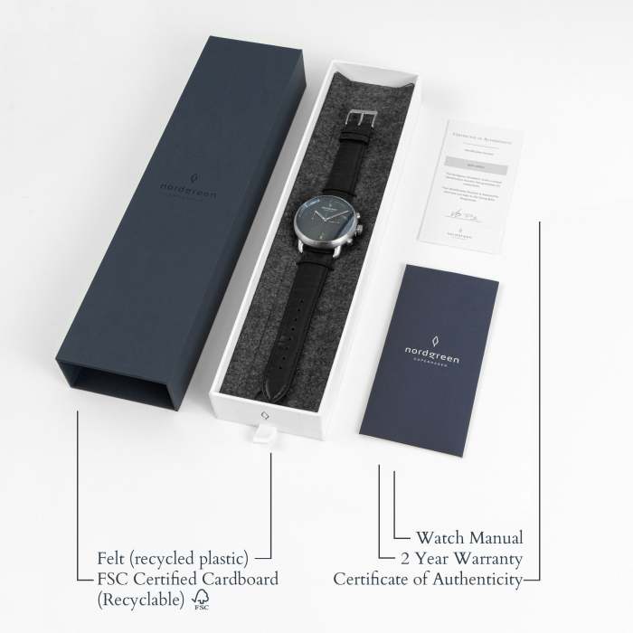 Pioneer | Navy Dial - Black Croc Leather