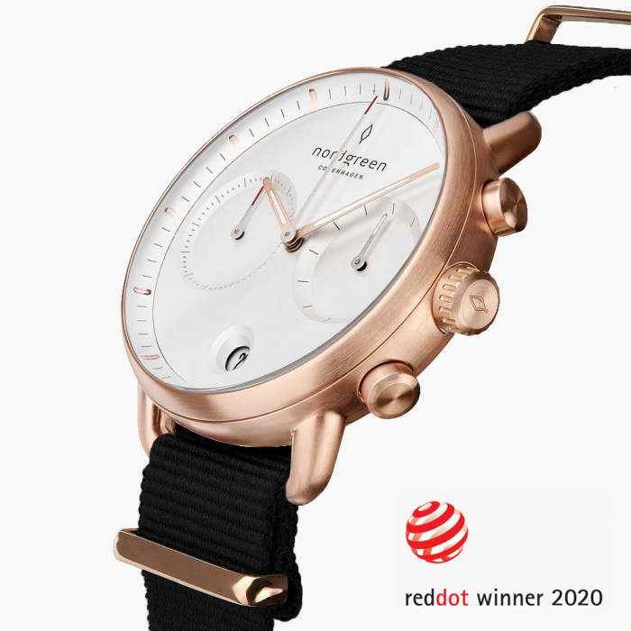 Pioneer | White Dial - Black NATO