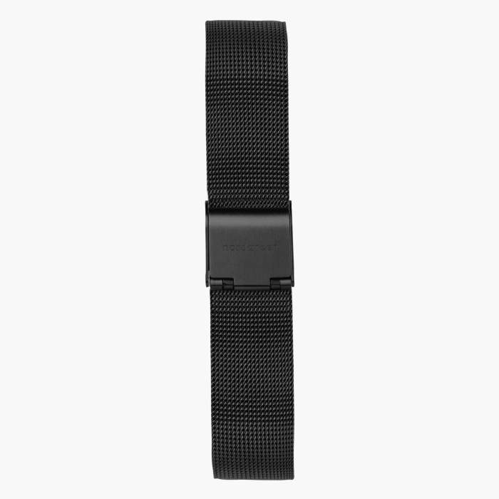 Black Mesh Watch Strap - Black - 40mm/42mm