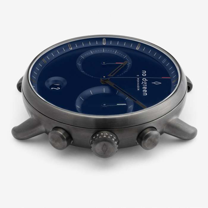 Pioneer | Navy Dial - Brown Leather