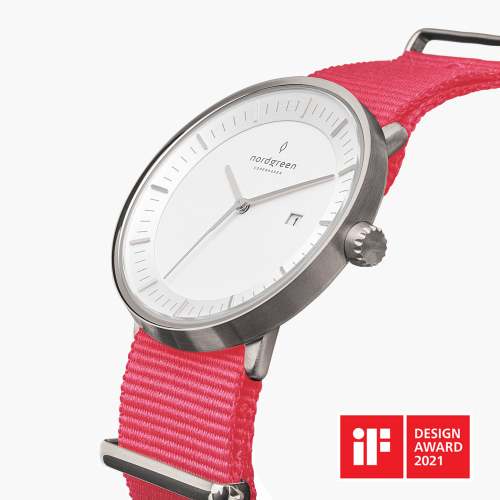 Philosopher | White Dial - Pink NATO