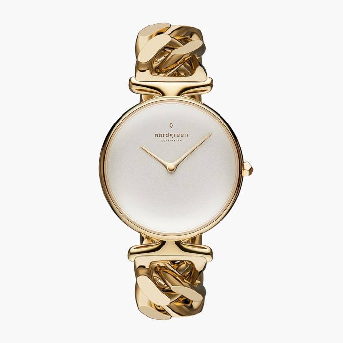 Unika | White Dial - Chain Strap