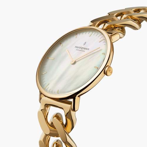 Native | Mother of Pearl Dial - Chain Strap