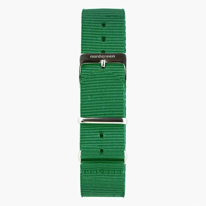 Native | White Dial - Green NATO