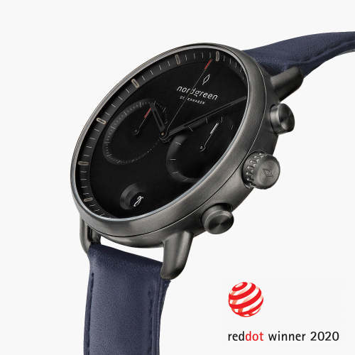 Pioneer | Black Dial - Navy Vegan Leather