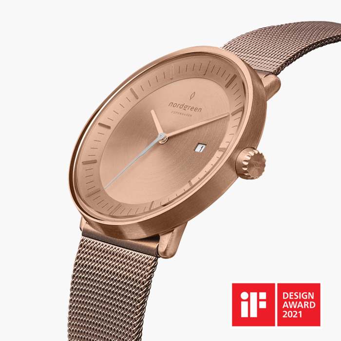 Philosopher | Brushed Metal Dial - Mesh
