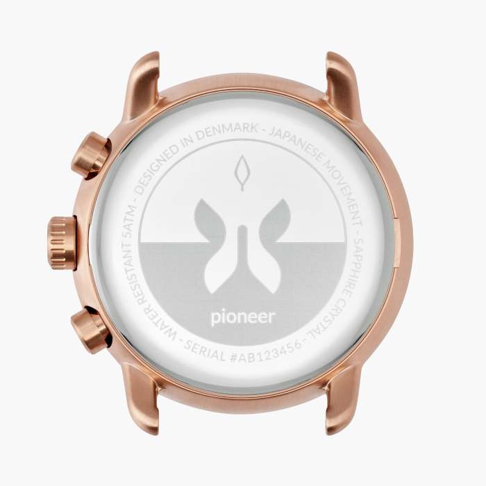 Pioneer | Navy Dial - Black Silicone