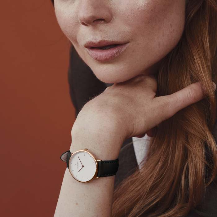 Native - BUNDLE White Dial Rose Gold | Mesh / Brown Leather Strap
