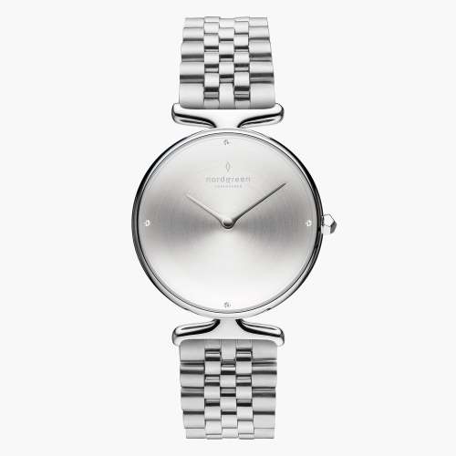 Unika | Brushed Crystal Dial - 5-Link