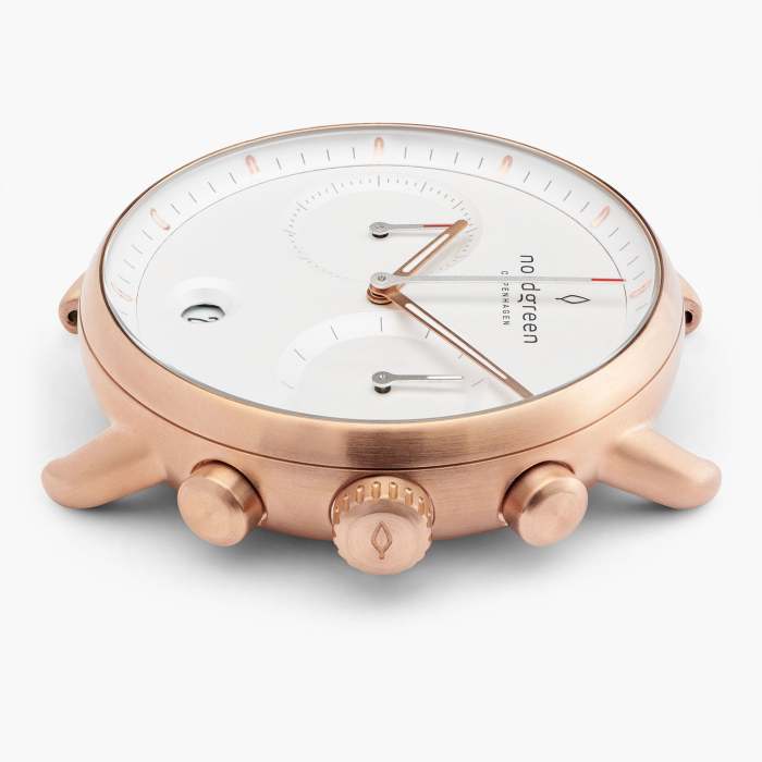Pioneer | White Dial - Black Silicone