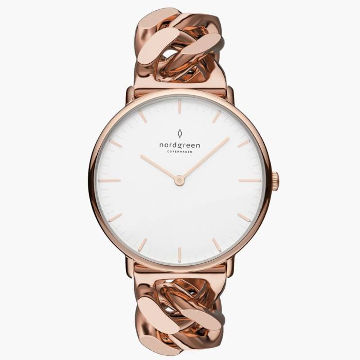 Native | White Dial - Chain Strap