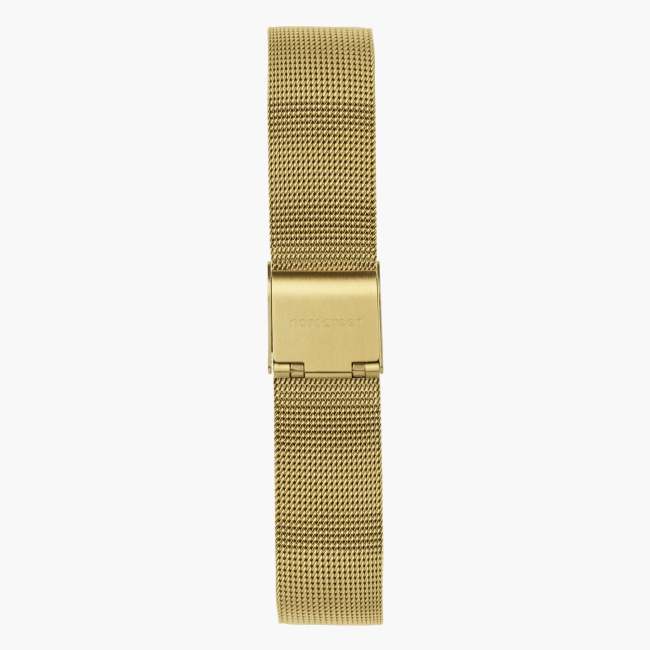 Gold Mesh Strap - Gold - 28mm