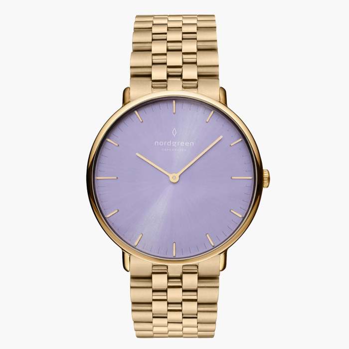 Native | Digital Lavender Dial - 5-Link