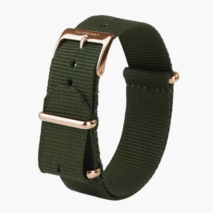 Pioneer | Black Dial - Olive Green NATO