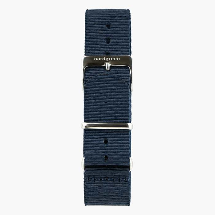 Native | White Dial - Navy Blue NATO