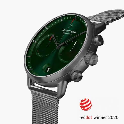 Pioneer | Green Sunray Dial - Mesh