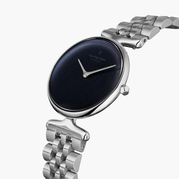 Unika - BUNDLE Rainbow Black Dial Silver |  Mesh / Black Leather / Brown Leather
