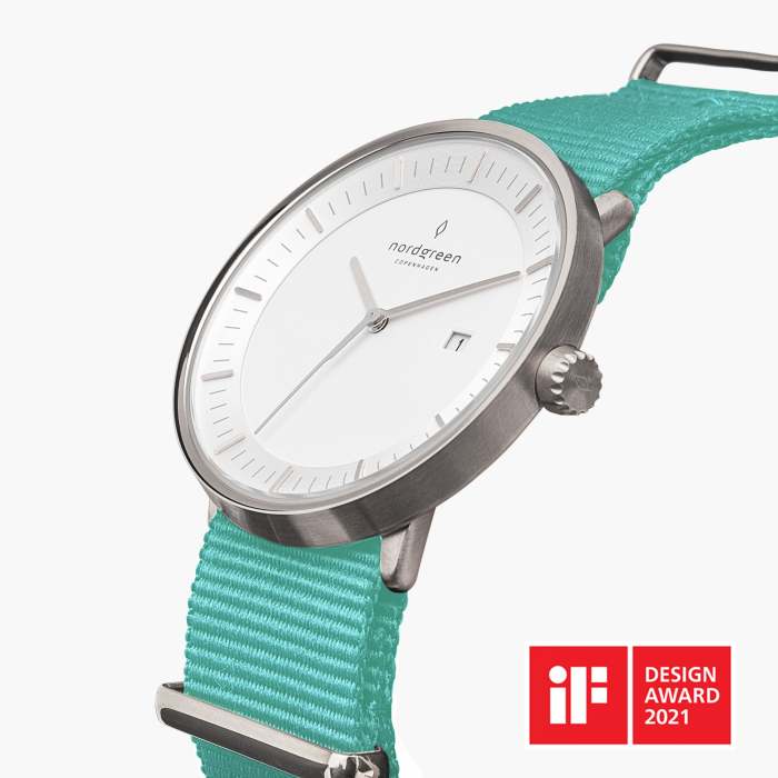 Philosopher | White Dial - Turquoise NATO