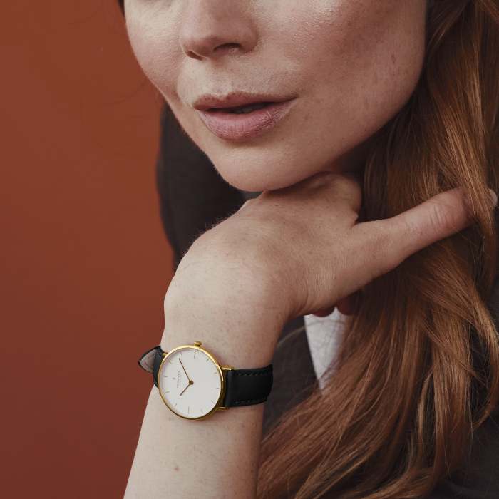 Native | White Dial - Brown Vegan Leather