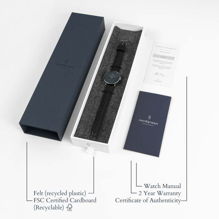 Native | Navy Dial - Black NATO