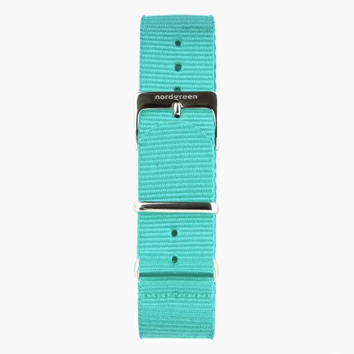 Philosopher | White Dial - Turquoise NATO
