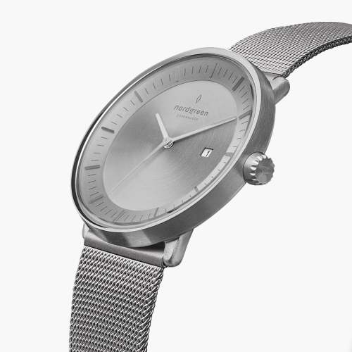 Philosopher | Brushed Metal Dial - Mesh
