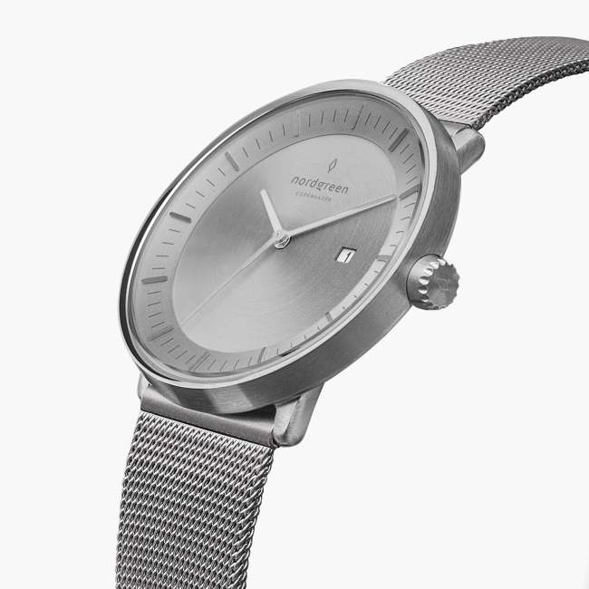 Philosopher | Brushed Metal Dial - Mesh