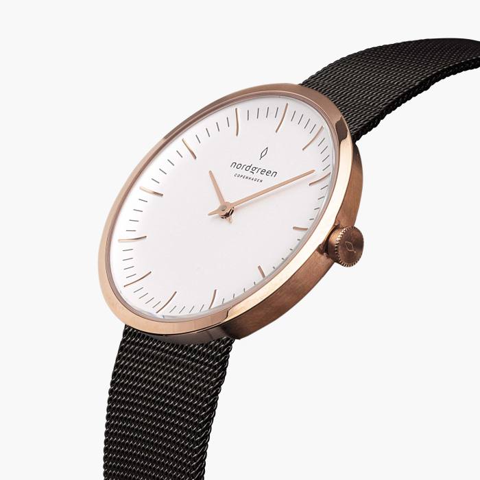 Infinity - BUNDLE White Dial Rose Gold | Brown / Black / Mesh Straps