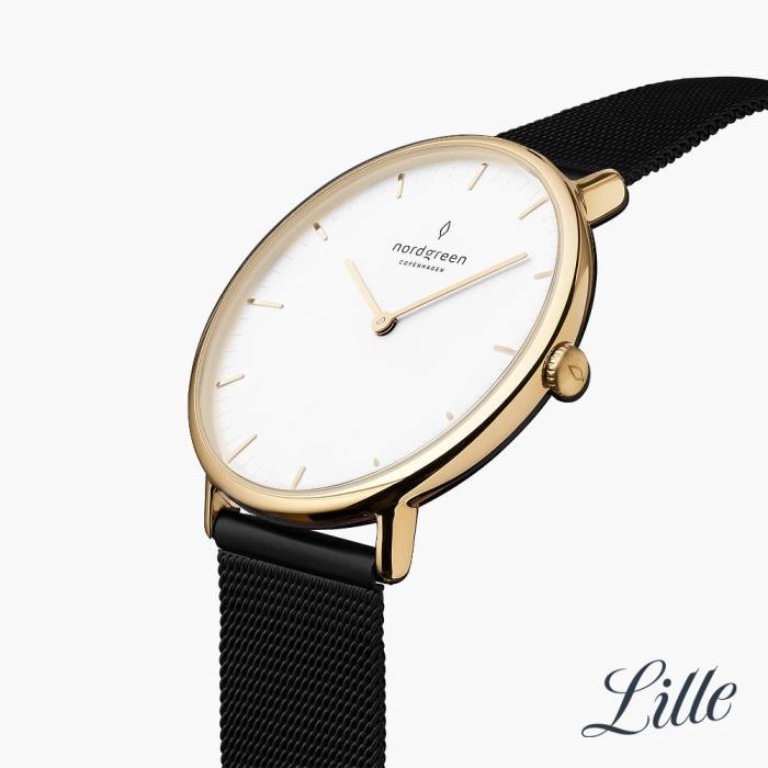 Native | White Dial - Black Mesh