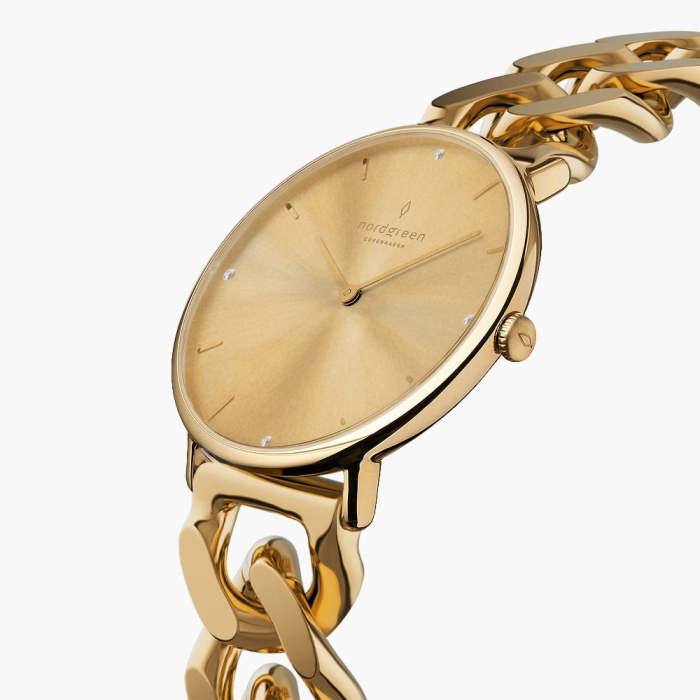 Native | Crystal Sunray Dial - Chain Strap