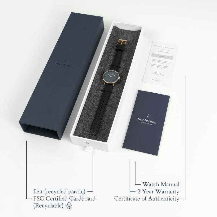 Native | Navy Dial - Black NATO