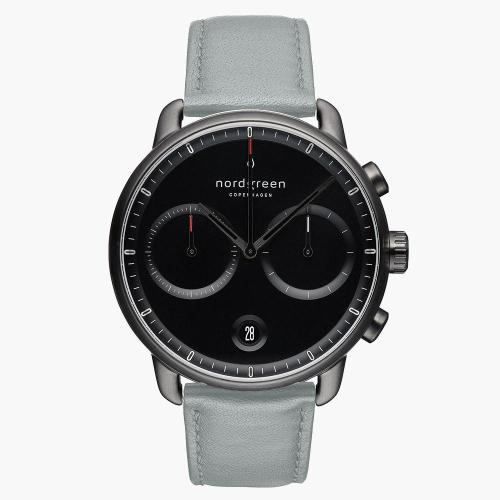 Pioneer | Black Dial - Dove Grey Vegan Leather