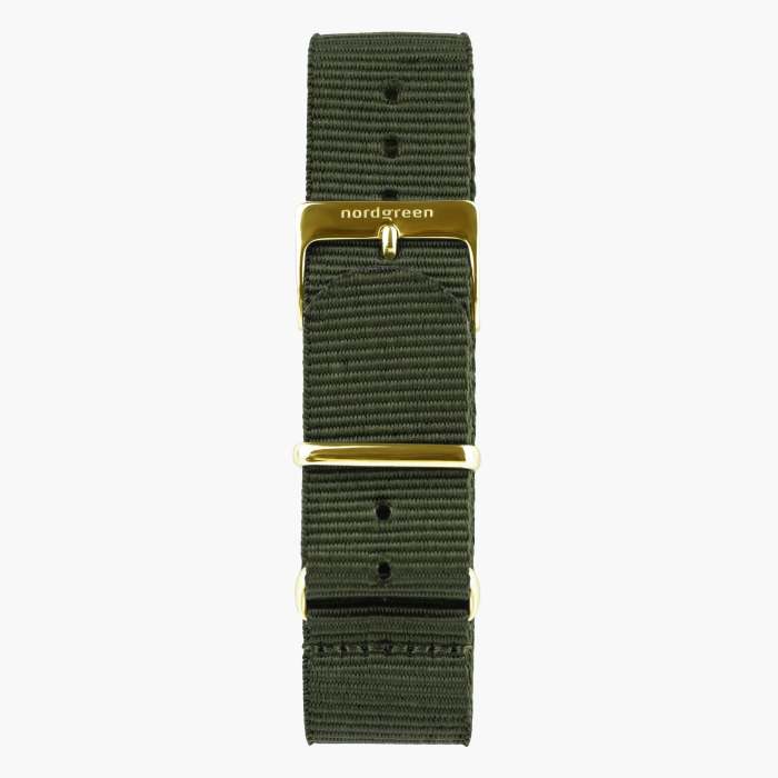 Pioneer | Black Dial - Olive Green NATO