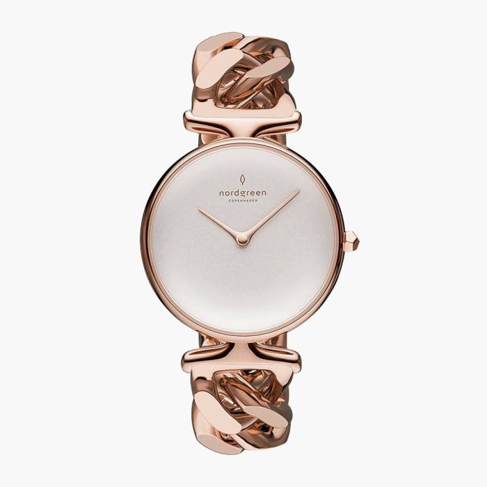 Unika | White Dial - Chain Strap