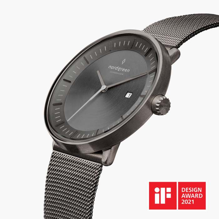 Philosopher | Brushed Metal Dial - Mesh