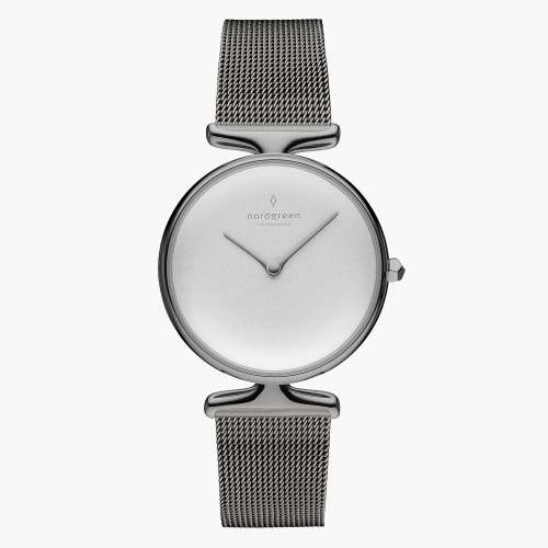 Unika | White Dial - Mesh