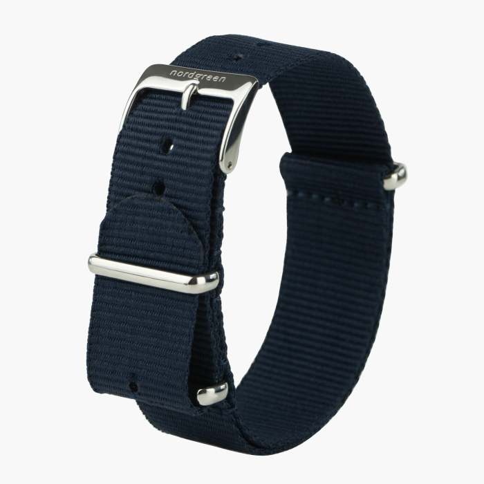 Native | White Dial - Navy Blue NATO