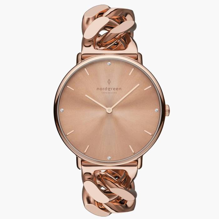 Native | Crystal Sunray Dial - Chain Strap