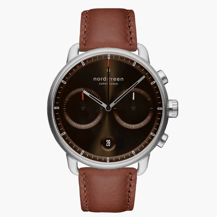 Pioneer | Brown Sunray Dial - Brown Leather