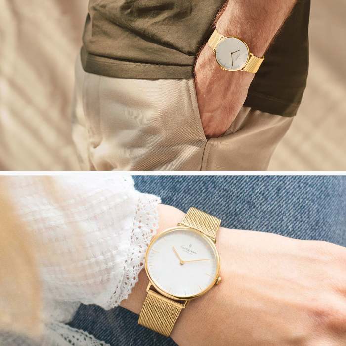 Native | White Dial - Black Mesh