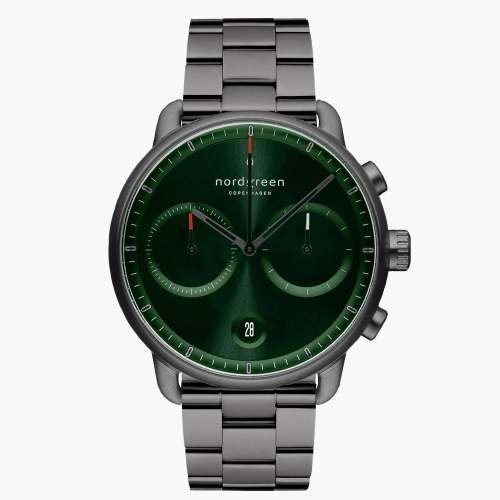 Pioneer | Green Sunray Dial - 3-Link